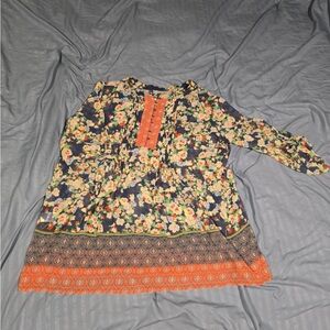 Daniel Rainn Floral Blouse